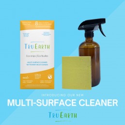 Tru Earth Eco-strips Disinfecting Multi-Surface Cleaner (Lemon Fresh) - 8 Strips Tru Earth Eco-strips Disinfecting Multi-Surface Cleaner (Lemon Fresh) - 8 Strips