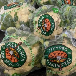 Cauliflower - Organic - Pfennings ON - Case of 16