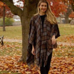 Outlander Tartan Lambswool Cape Outlander Tartan Lambswool Cape