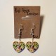 Button Earrings Button Earrings