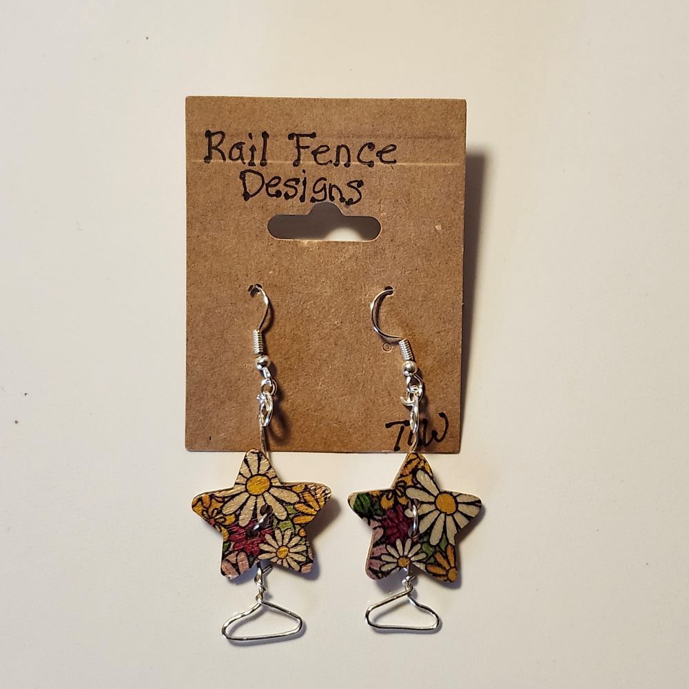 Button Earrings Button Earrings