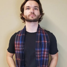 Tartan Wool Pocket Scarf - Esprit du Quebec Tartan Wool Pocket Scarf - Esprit du Quebec