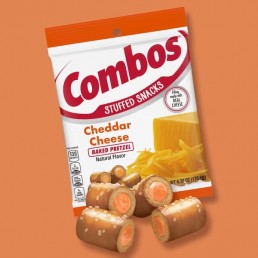 COMBOS -  Cheddar Cheese Pretzel Baked Snacks - 6.3 oz COMBOS -  Cheddar Cheese Pretzel Baked Snacks - 6.3 oz