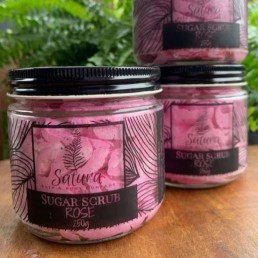 Sugar Scrub - Satura - Rose - 250 g