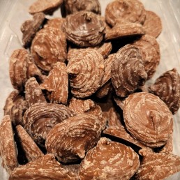 Milk & Dark Chocolate Coconut Macaroons per lb. Milk & Dark Chocolate Coconut Macaroons per lb.