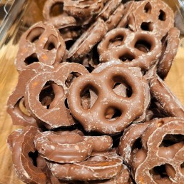 Milk Chocolate Covered Pretzels -  per lb. Milk Chocolate Covered Pretzels -  per lb.