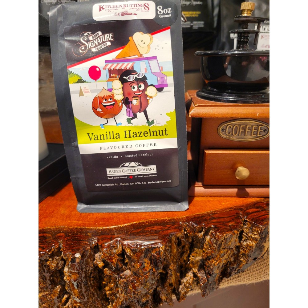 Locally Roasted Vanilla Hazelnut Baden Coffee 