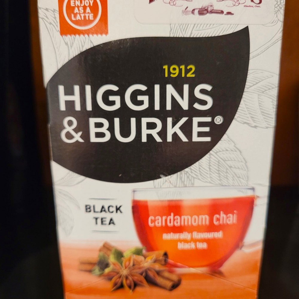 Cardamon Chai Tea - Higgins & Burke 