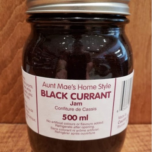 Homemade Black Currant Jam - 500 ml Homemade Black Currant Jam - 500 ml