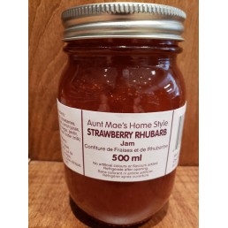 Homemade Strawberry Rhubarb Jam- 500 ml. Homemade Strawberry Rhubarb Jam- 500 ml.