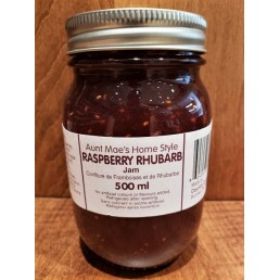 Homemade Raspberry Rhubarb Jam - 500 ml. Homemade Raspberry Rhubarb Jam - 500 ml.
