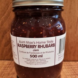 Homemade Raspberry Rhubarb Jam - 500 ml. Homemade Raspberry Rhubarb Jam - 500 ml.