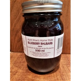 Homemade Bluberry Rhubarb Jam - 500 ml. Homemade Bluberry Rhubarb Jam - 500 ml.