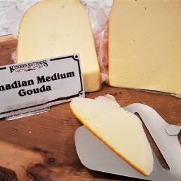 Fresh Cut Canadian Medium Gouda (lactose free) - per lb Fresh Cut Canadian Medium Gouda (lactose free) - per lb