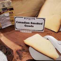 Fresh Cut Canadian Smoked Gouda (lactose free) - per lb Fresh Cut Canadian Smoked Gouda (lactose free) - per lb