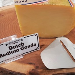 Fresh Cut Dutch Medium Gouda - per lb Fresh Cut Dutch Medium Gouda - per lb