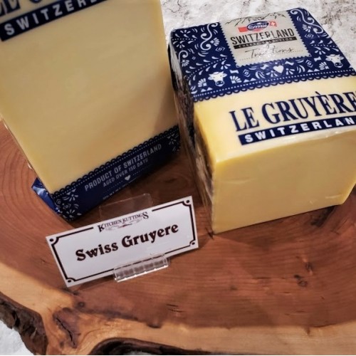 Fresh Cut Swiss Gruyere Cheese - per lb Fresh Cut Swiss Gruyere Cheese - per lb