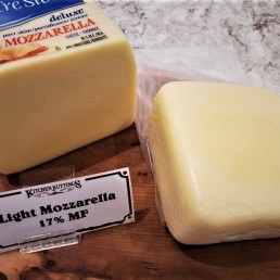 Fresh Cut Light Mozzarella Cheese - per lb Fresh Cut Light Mozzarella Cheese - per lb