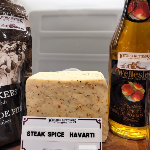 Fresh Cut Steak Spice Havarti - per lb Fresh Cut Steak Spice Havarti - per lb