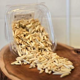 Blanched Raw Almond Slivers - per lb Blanched Raw Almond Slivers - per lb