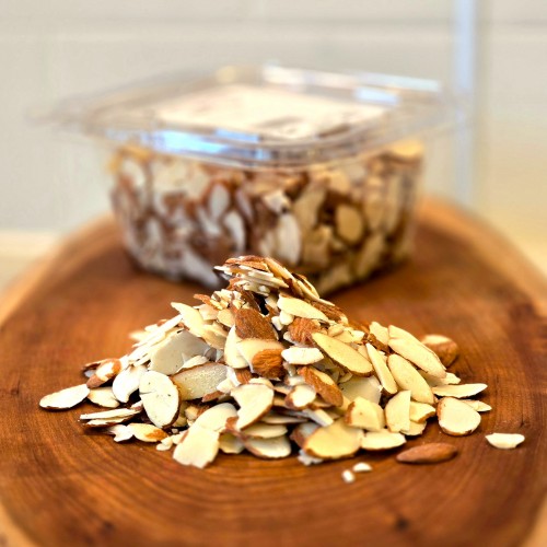 Unblanched Raw Almond Slices - per lb Unblanched Raw Almond Slices - per lb