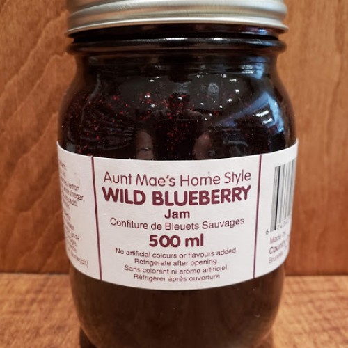 Homemade Wild Blueberry Jam - 500 ml Homemade Wild Blueberry Jam - 500 ml