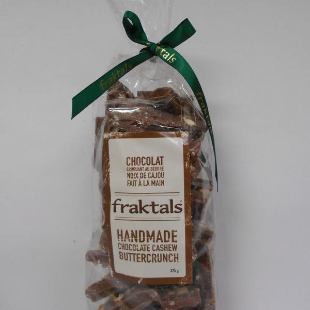 Fraktals Milk Chocolate Cashew Buttercrunch Fraktals Milk Chocolate Cashew Buttercrunch
