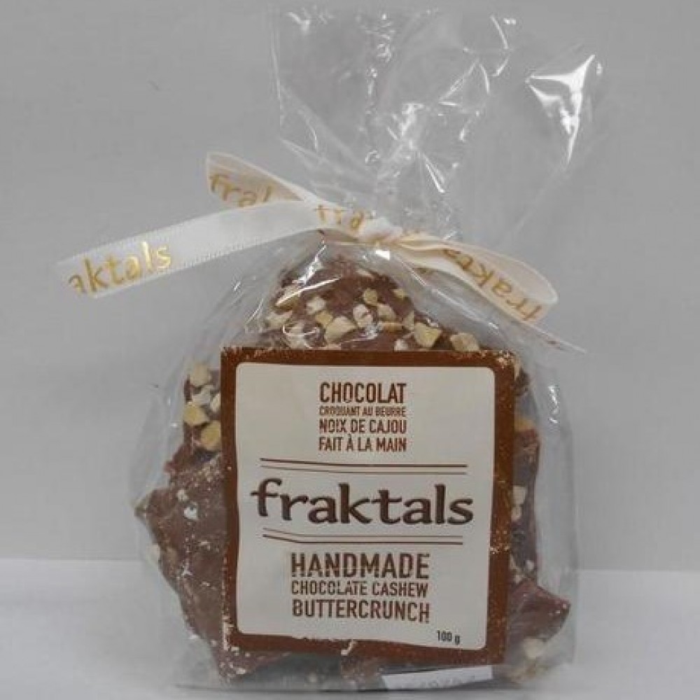 Fraktals Milk Chocolate Cashew Buttercrunch Fraktals Milk Chocolate Cashew Buttercrunch