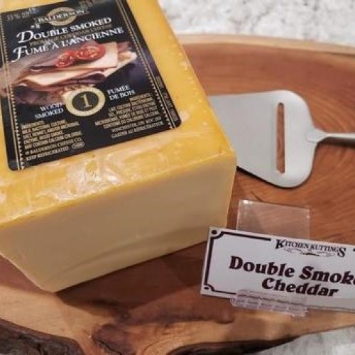Fresh Cut Double Smoked Old Cheddar - per lb Fresh Cut Double Smoked Old Cheddar - per lb
