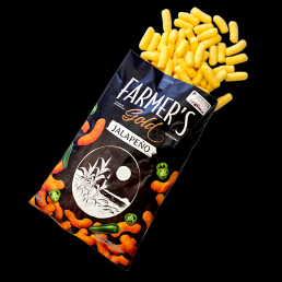 Jalapeno Cheese Snacks - Farmer's Gold -  200 g - Gluten Free