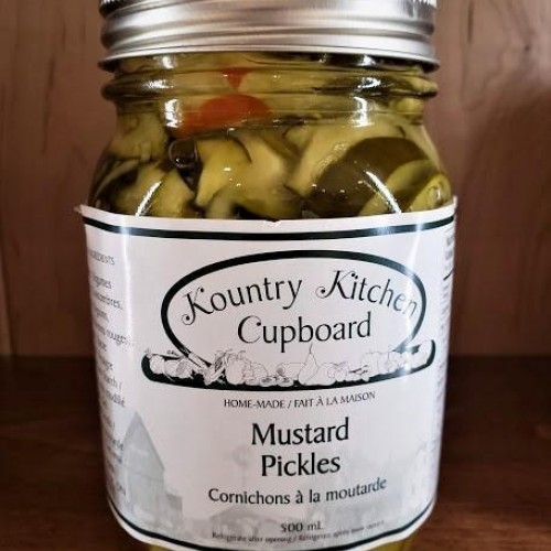 Local Homemade Mustard Pickles Local Homemade Mustard Pickles