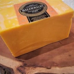 Fresh Cut Balderson 1 Year Old Cheddar - per lb Fresh Cut Balderson 1 Year Old Cheddar - per lb