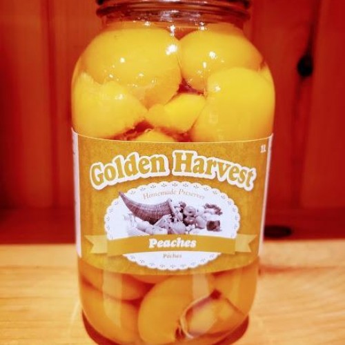 Peaches - Canned - Golden Harvest - assorted sizes Peaches - Canned - Golden Harvest - assorted sizes