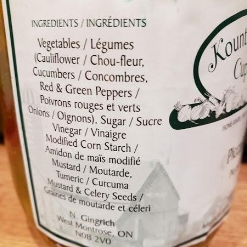 Local Homemade Piccalilli Local Homemade Piccalilli