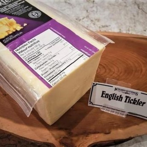 Fresh Cut English Tickler Cheese - per lb Fresh Cut English Tickler Cheese - per lb