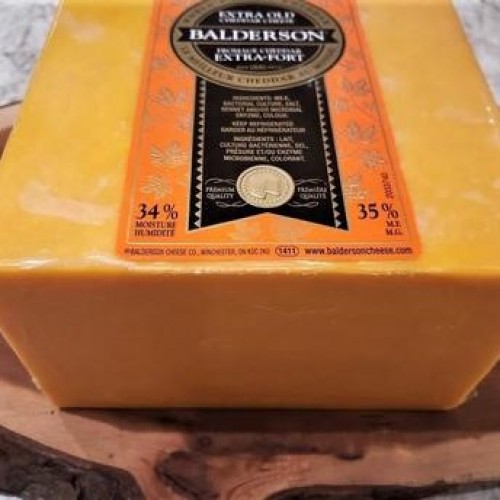 Fresh Cut Balderson Extra Old Cheddar (2 Year) - per lb Fresh Cut Balderson Extra Old Cheddar (2 Year) - per lb
