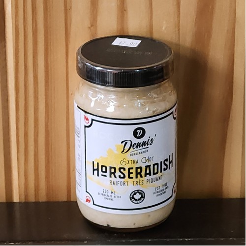 Horseradish - Dennis'  Extra Hot - 250 ml Horseradish - Dennis'  Extra Hot - 250 ml