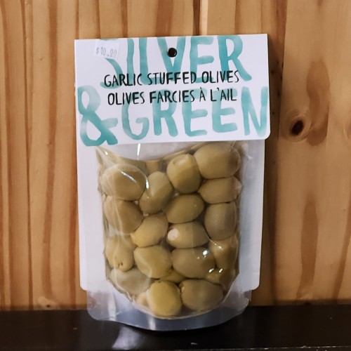 Olives - Green - Stuffed with Garlic Olives - Green - Stuffed with Garlic