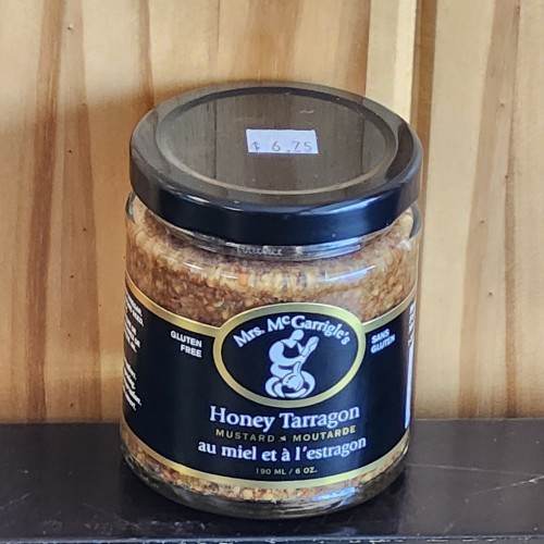 Mustard - Honey Tarragon - Mrs McGarrigals - 190 ml Mustard - Honey Tarragon - Mrs McGarrigals - 190 ml