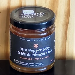 Jelly - Hot Pepper- Top Shelf Preserves  - 190 g Jelly - Hot Pepper- Top Shelf Preserves  - 190 g
