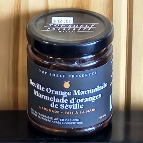 Jam - Orange Seville Marmalade - Top Shelf Preserves- 190 g Jam - Orange Seville Marmalade - Top Shelf Preserves- 190 g