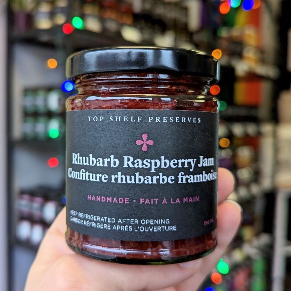 Jam - Rhubarb Raspberry - Top Shelf Preserves - 190 ml