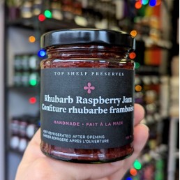 Jam - Rhubarb Raspberry - Top Shelf Preserves - 190 ml