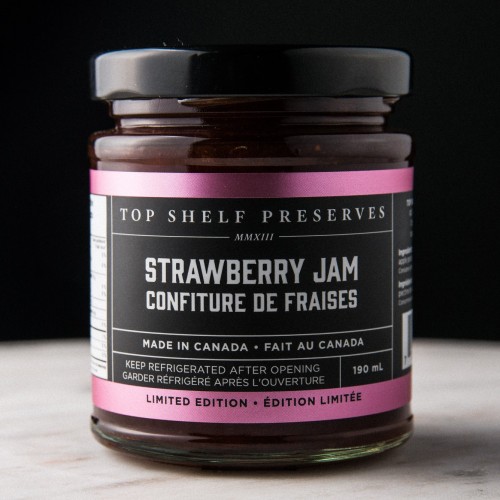 Jam - Strawberry Jam - Top Shelf Preserves 190 ml Jam - Strawberry Jam - Top Shelf Preserves 190 ml