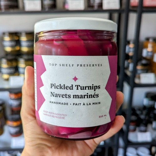Top Shelf Preserves - Pickled Turnip - Fresh Top Shelf Preserves - Pickled Turnip - Fresh